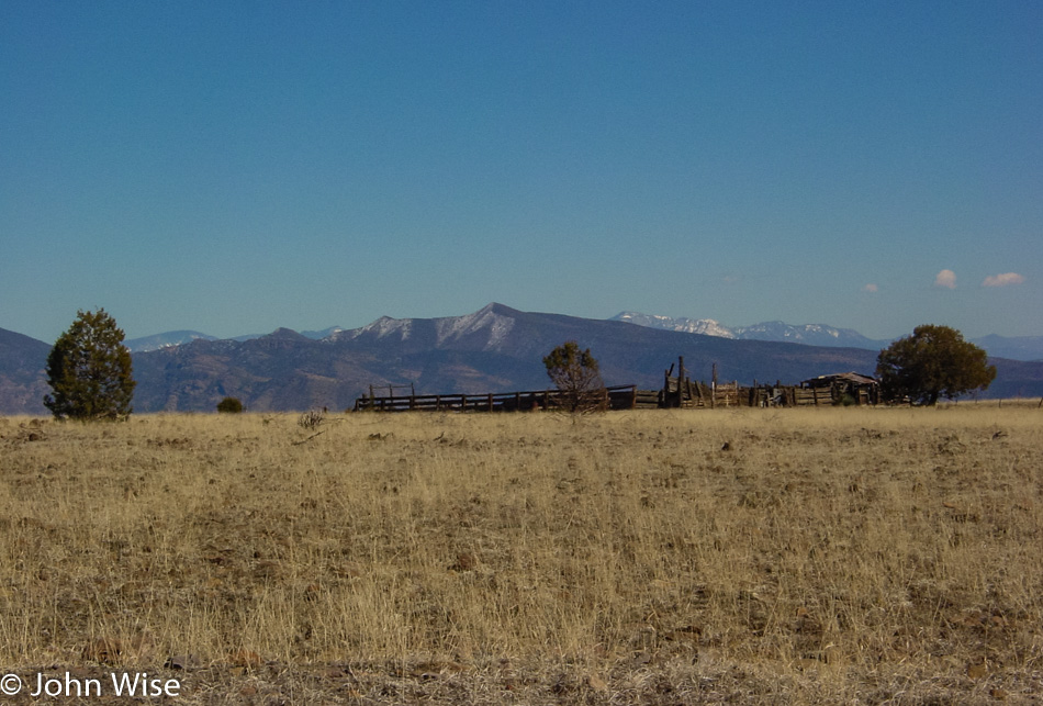 Heading north on Highway 191 in Arizona