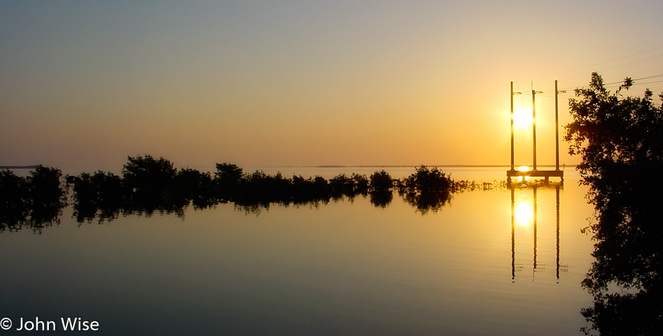 Sunrise near Key Largo, Florida