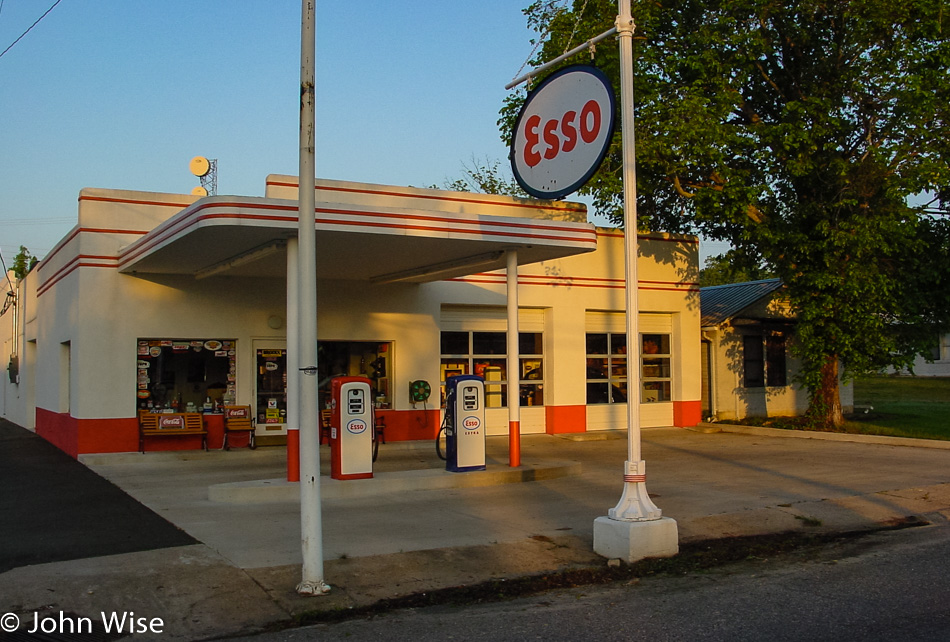 Esso Station in Mena, Arkansas