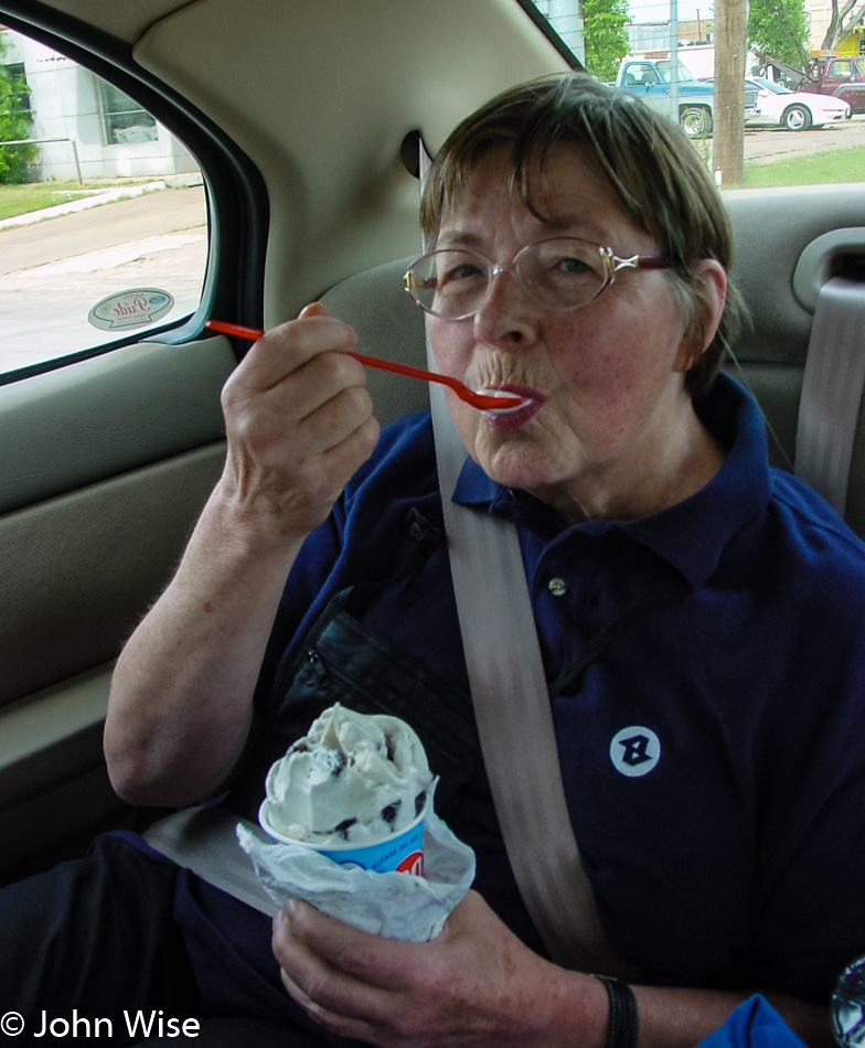 Jutta Engelhard outside Henrietta, Texas