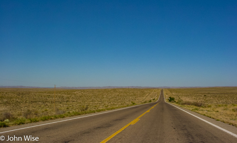 On the other side of Hope, New Mexico driving west