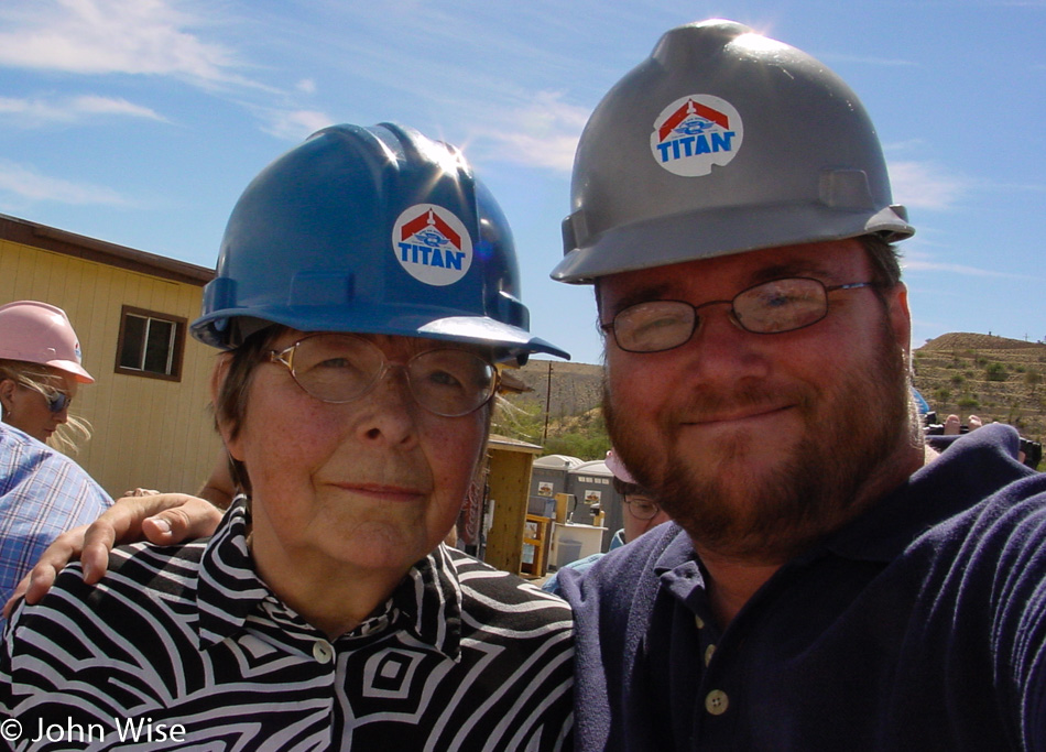 Jutta Engelhardt and John Wise at Titan Missile Museum in Green Valley, Arizona