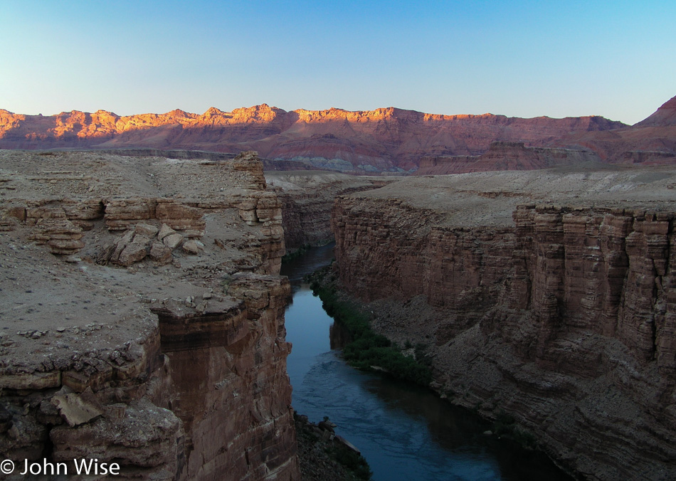 Crossing the Colorado River on the Navajo Bridge in Northern Arizona