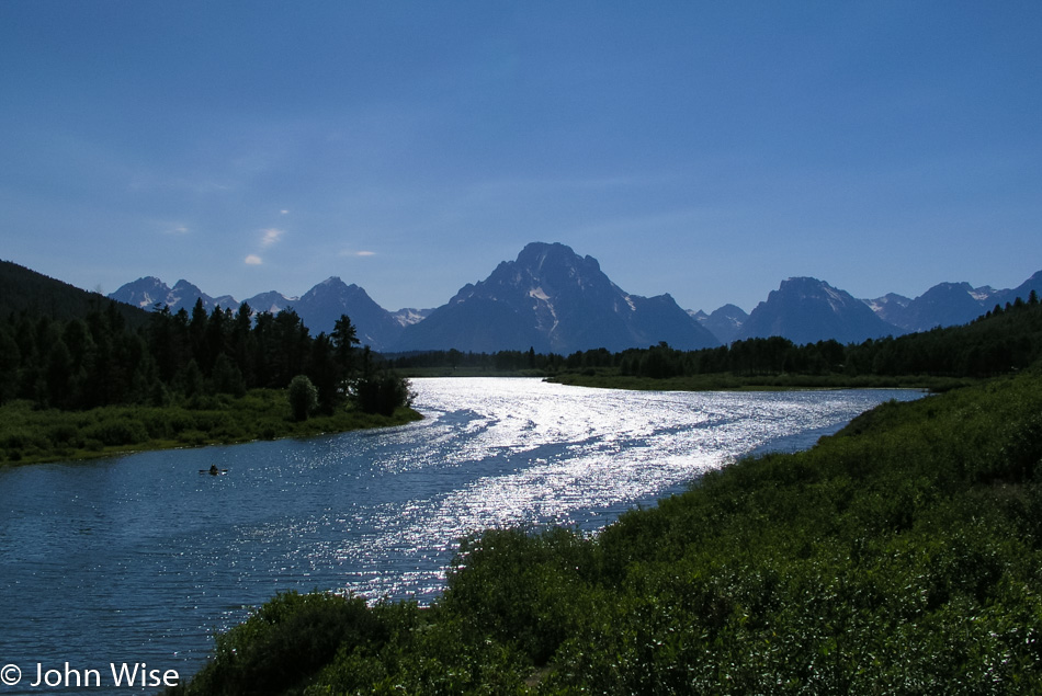 Oxbow Bend in the Grand Teton National Park in Wyoming