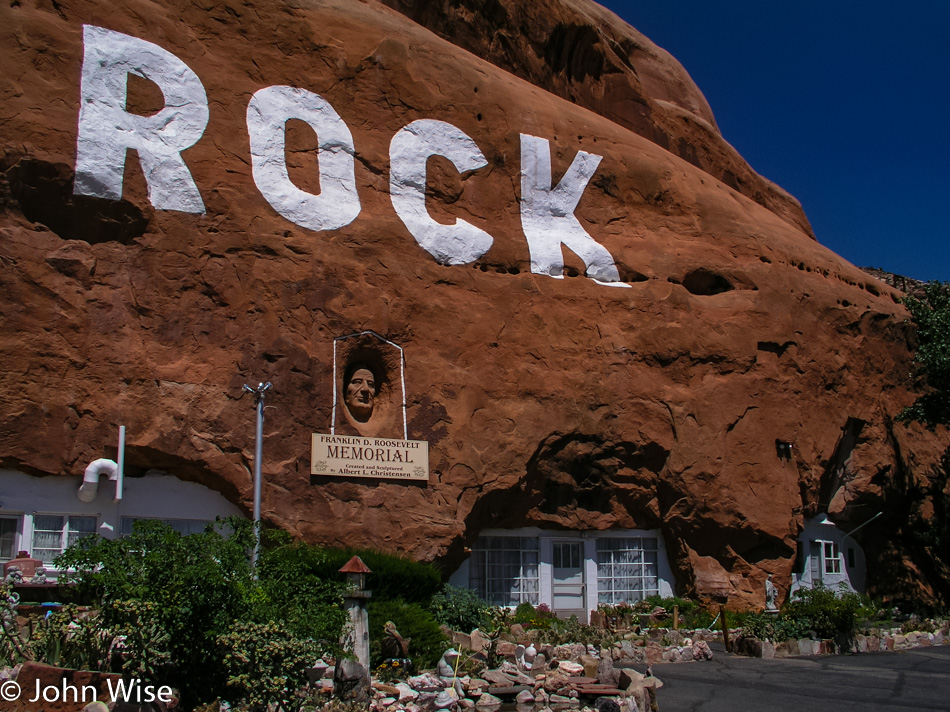 Hole In The Rock on U.S. Highway 191 in Utah