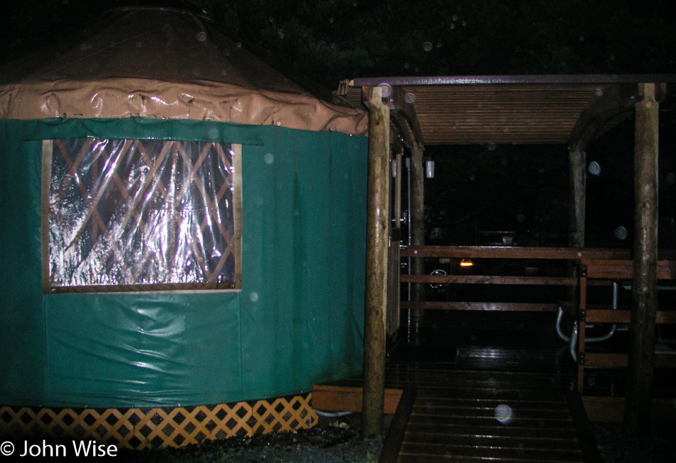 Yurt at Nehalem Bay State Park in Oregon