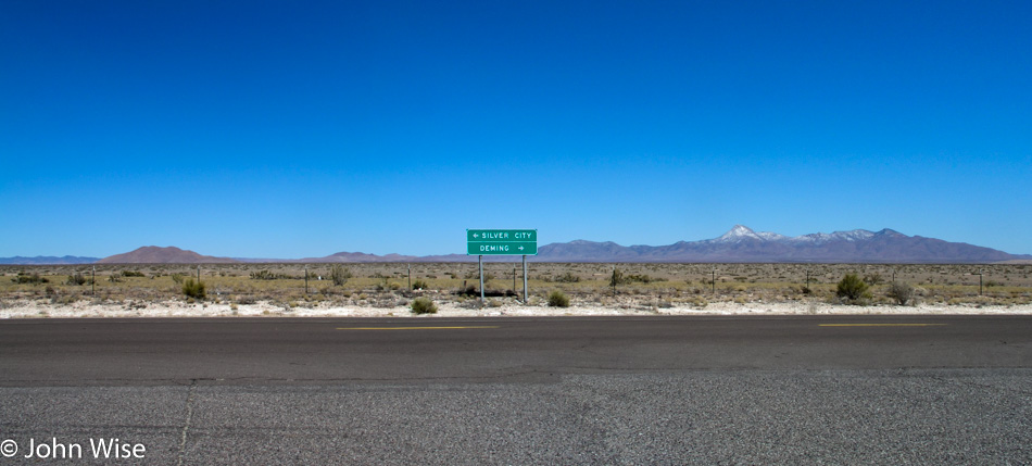 Butterfield Rest Stop on Highway 180 about 20 miles north of Deming, New Mexico