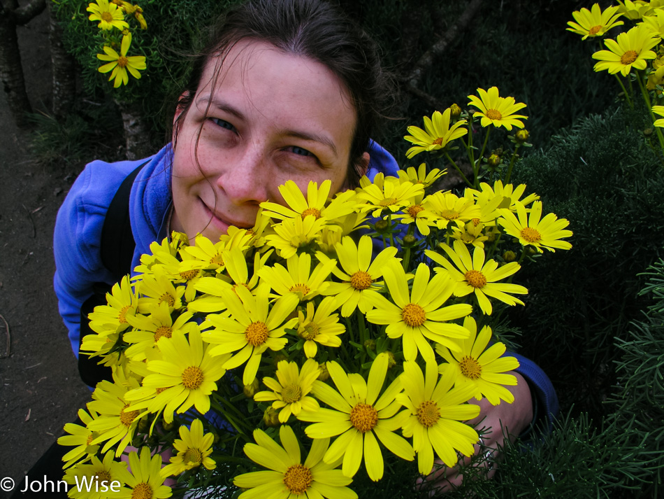 Caroline Wise on Anacapa Island part of the Channel Islands National Park in California