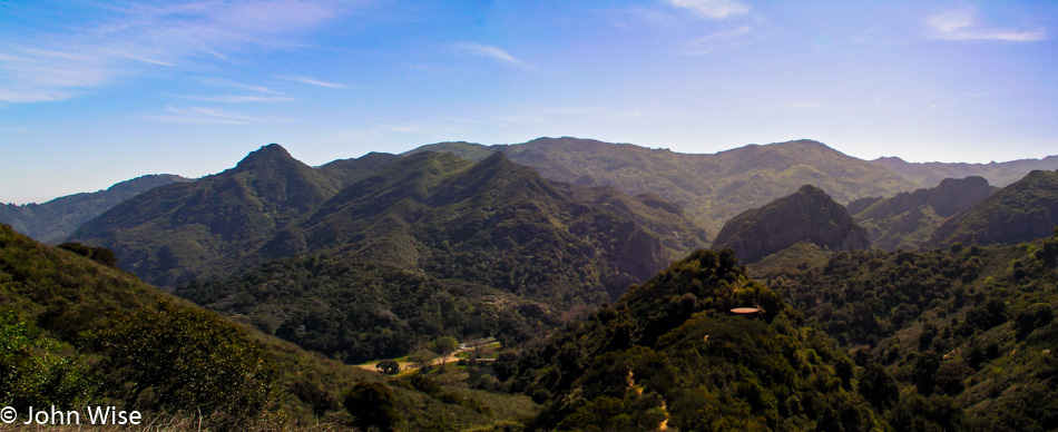 Malibu Creek State Park on Mulholland Drive in California