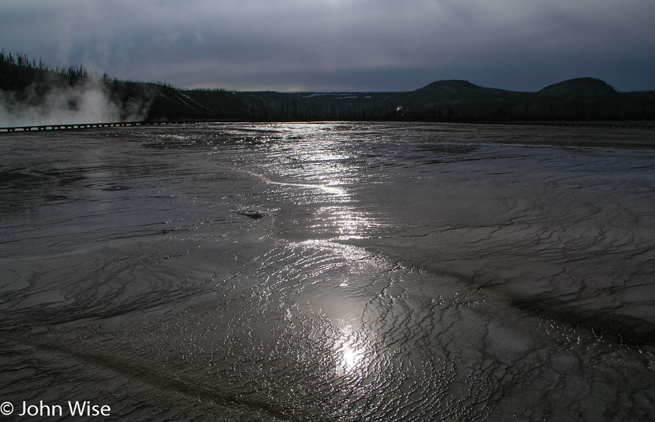 Geyser bed at Yellowstone National Park