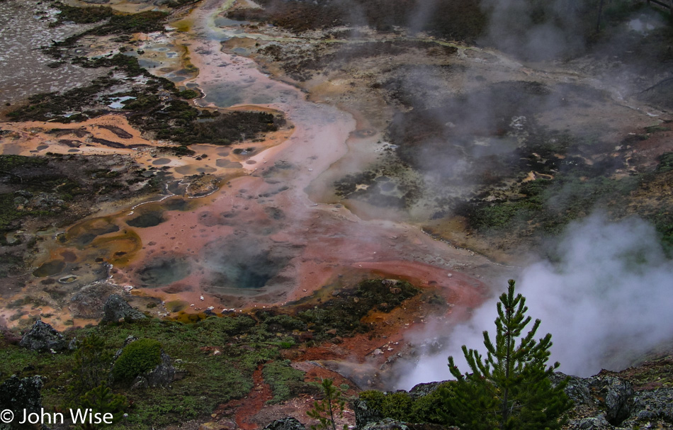 Artist Paint Pots at Yellowstone National Park