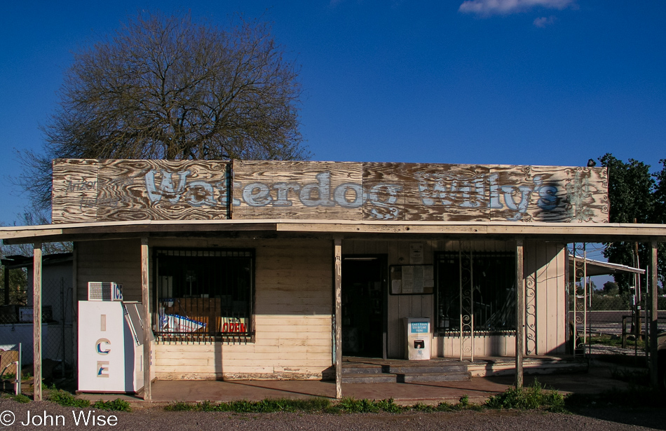 Waterdog Willy's bait shop nearby where we live in Phoenix, Arizona