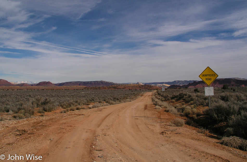 Dirt road in Utah