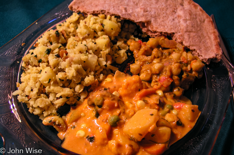Homemade Indian food