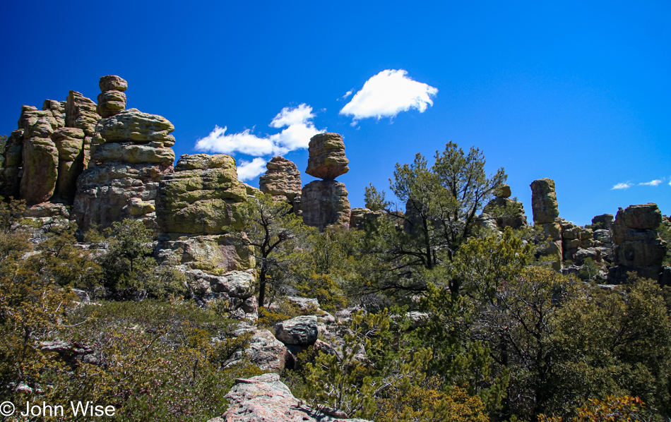 The sculptures that are the signature of Chiricahua National Monument in Arizona