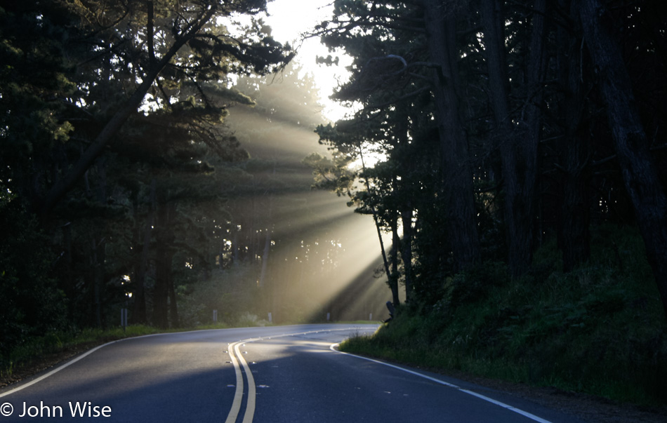 God Rays on the California Coast