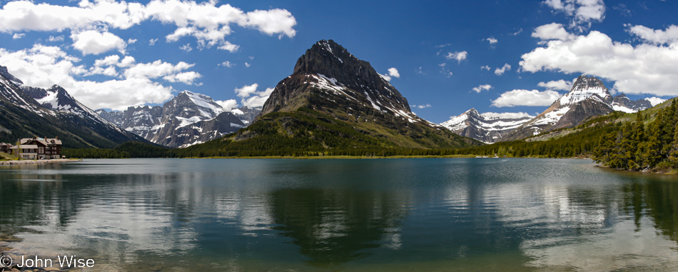 Swiftcurrent Lake at Many Glaciers in the Glacier National Park, Montana