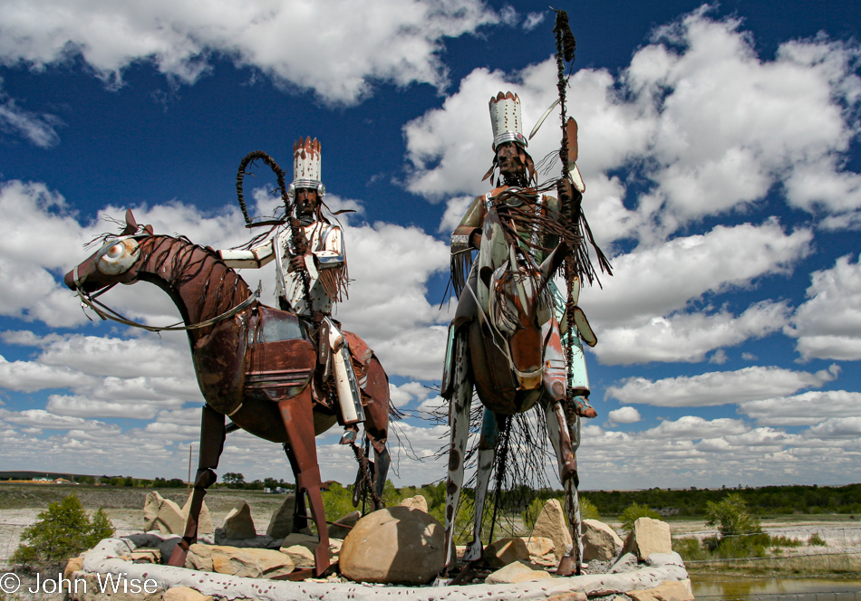 Blackfoot Nation Sculpture in Babb, Montana