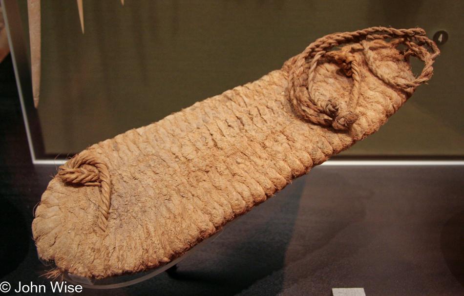 Sandal at the Heard Museum in Phoenix, Arizona