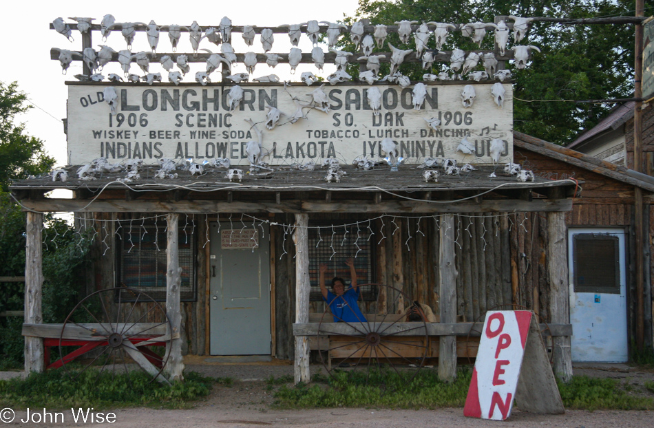 Longhorn Saloon in Scenic, South Dakota