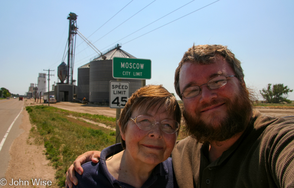 Jutta Engelhardt and John Wise in Moscow, Kansas