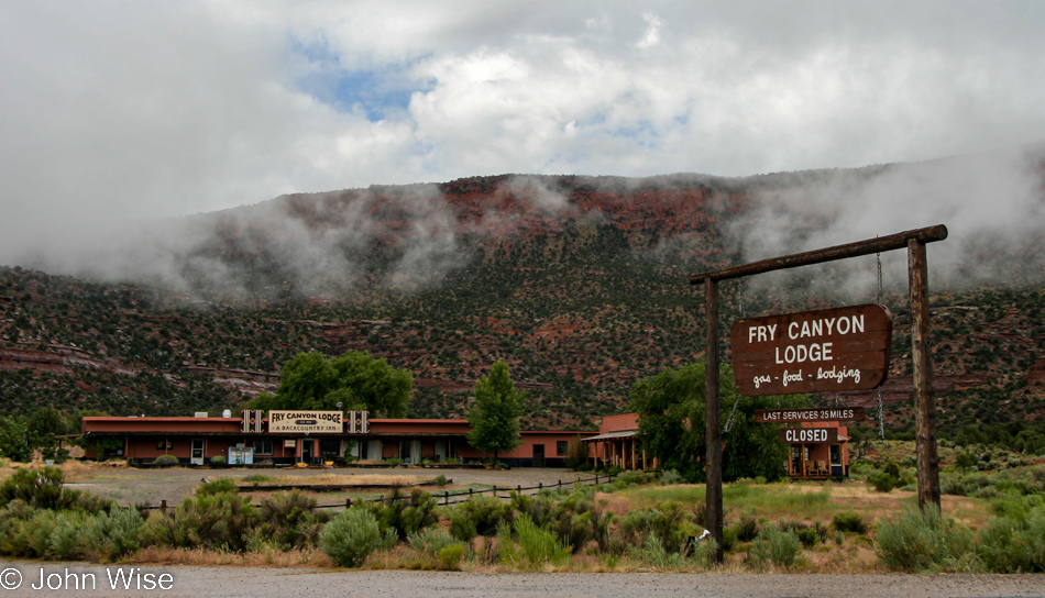 Fry Canyon Lodge in southern Utah