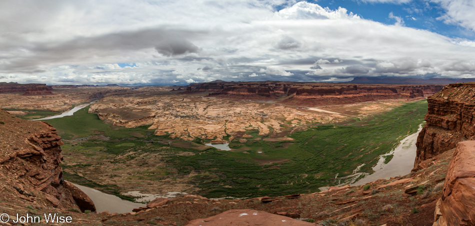 Upper end of Lake Powell in Utah