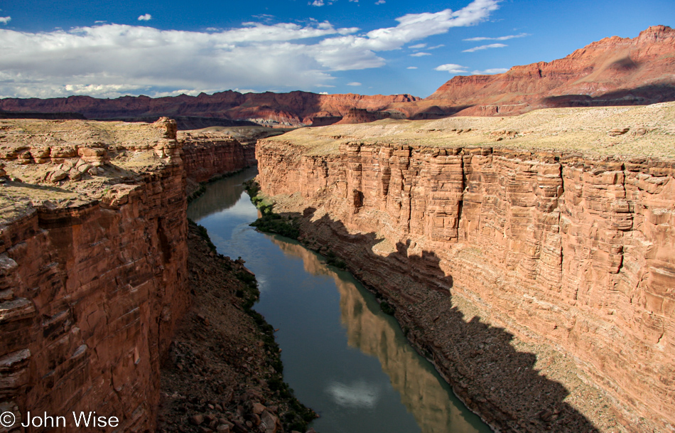 The Colorado River and the Grand Canyon National Park in Arizona