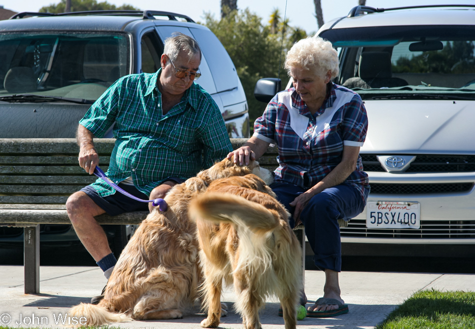 Woody Burns and Ann Burns in Goleta, California