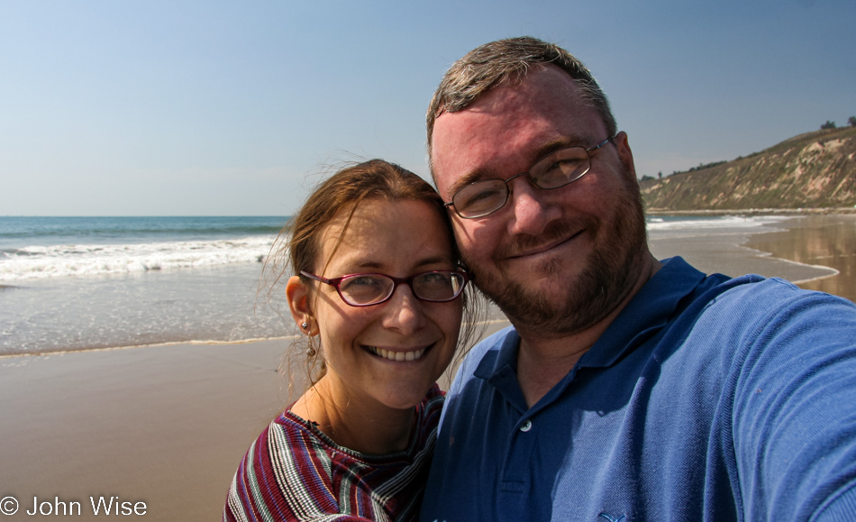 Caroline Wise and John Wise near Seacliff, California