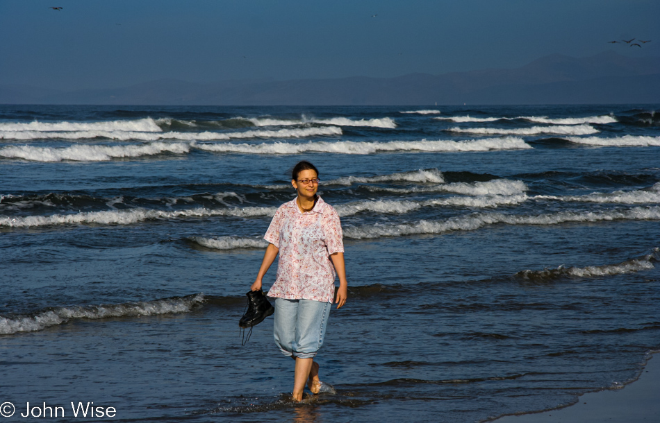 Caroline Wise at Morro Bay, California