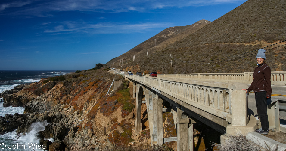 Caroline Wise on the Big Sur Coast in California