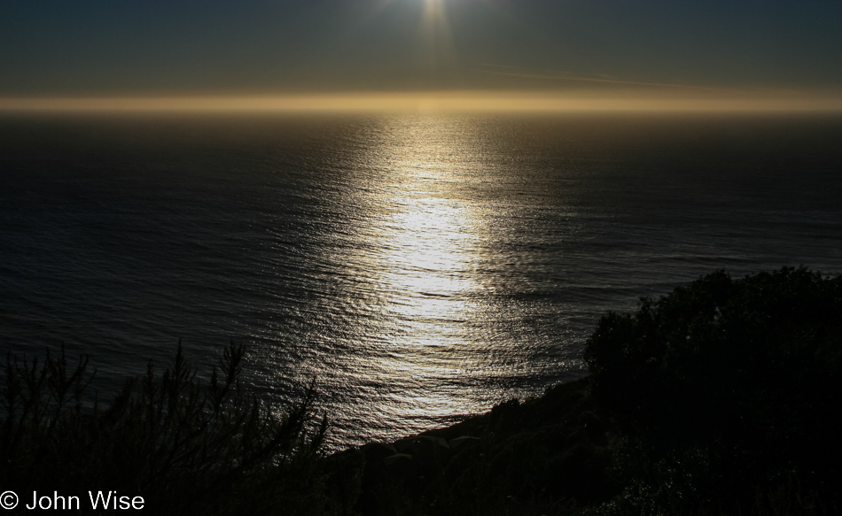 Late afternoon on the Big Sur Coast in California