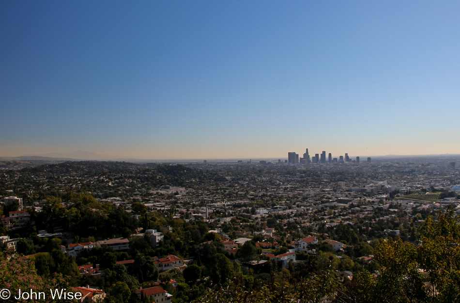 Los Angeles basin in California