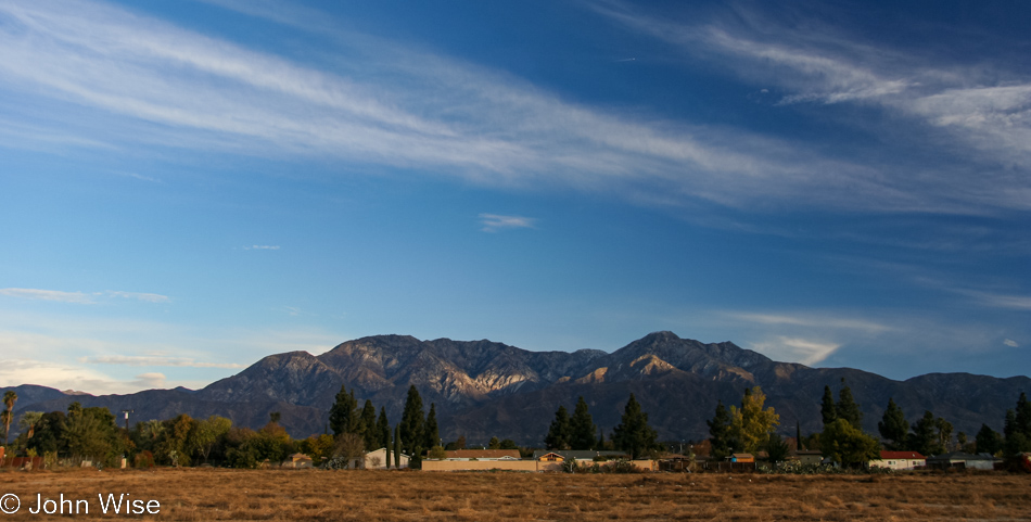 Los Angeles Mountains in California