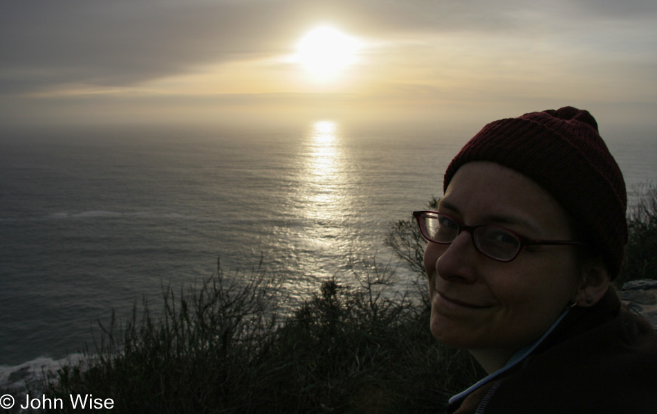 Caroline Wise in Big Sur, California