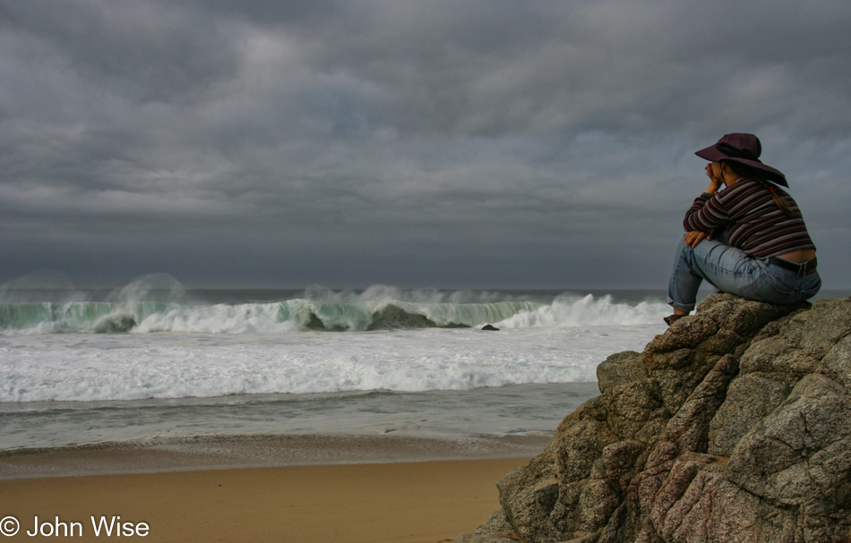 Caroline Wise at Garrapata State Park in Carmel-By-The-Sea, California