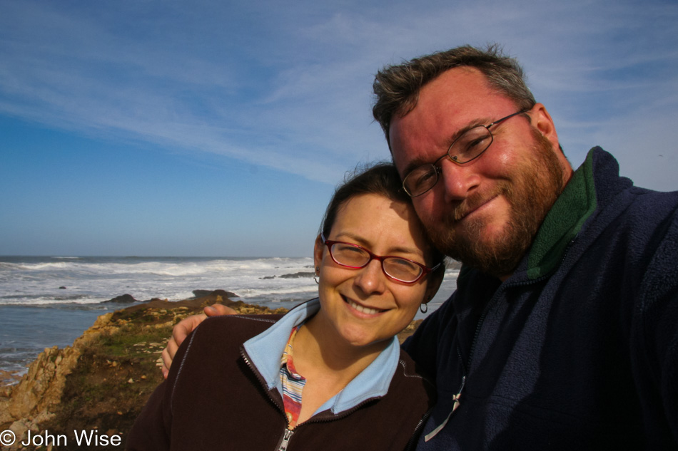 Caroline Wise and John Wise on the Central Coast of California