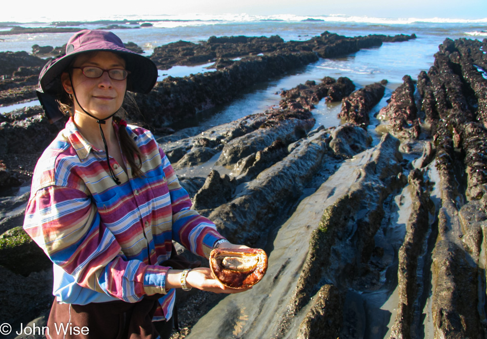 Caroline Wise at Moss Beach in California