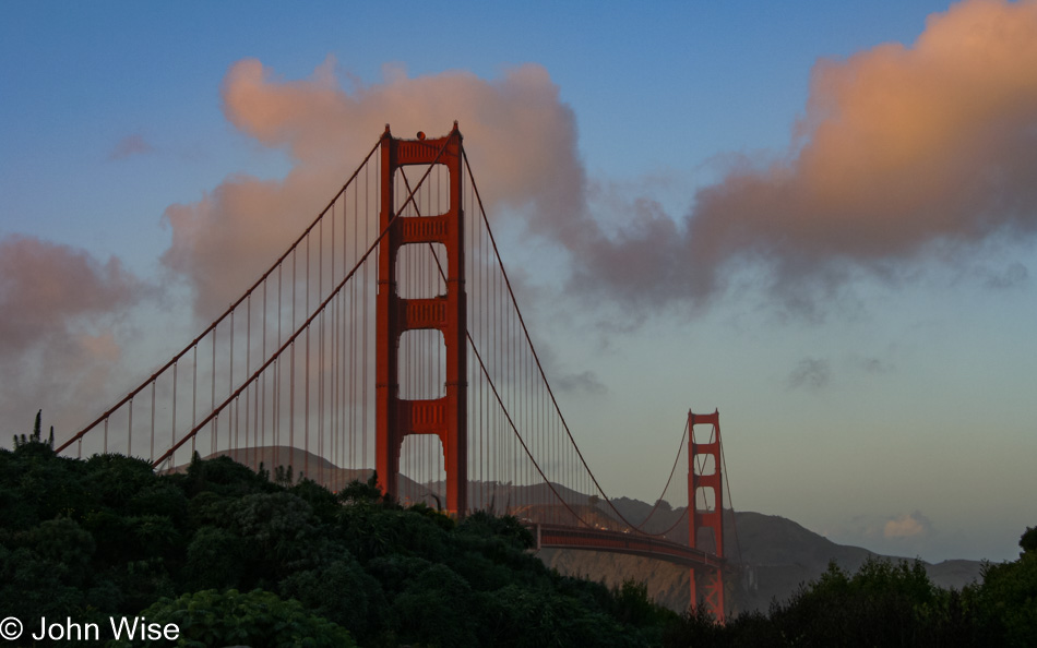 Golden Gate Bridge in San Francisco, California