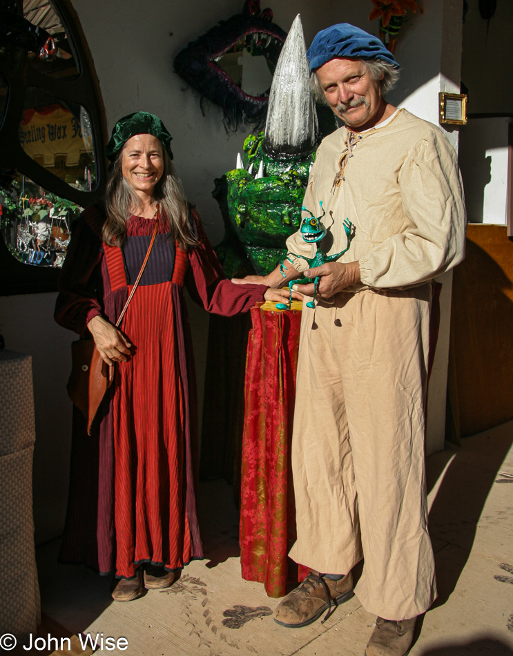 Suzanne Montano and Pat Landreth of Bungled Jungle at the Renaissance Festival in Arizona