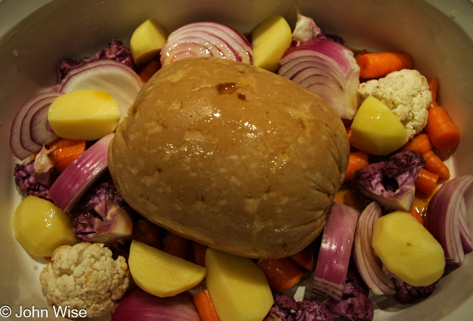 Tofurky dinner in March