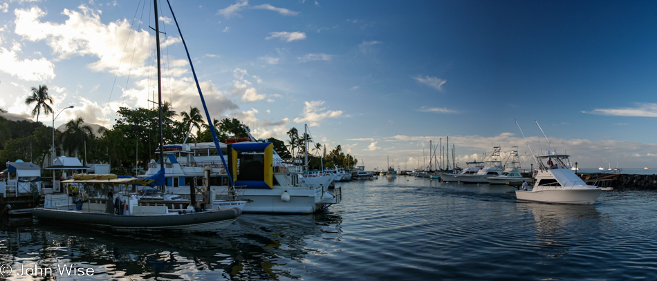 At the dock in Lahaina, Maui