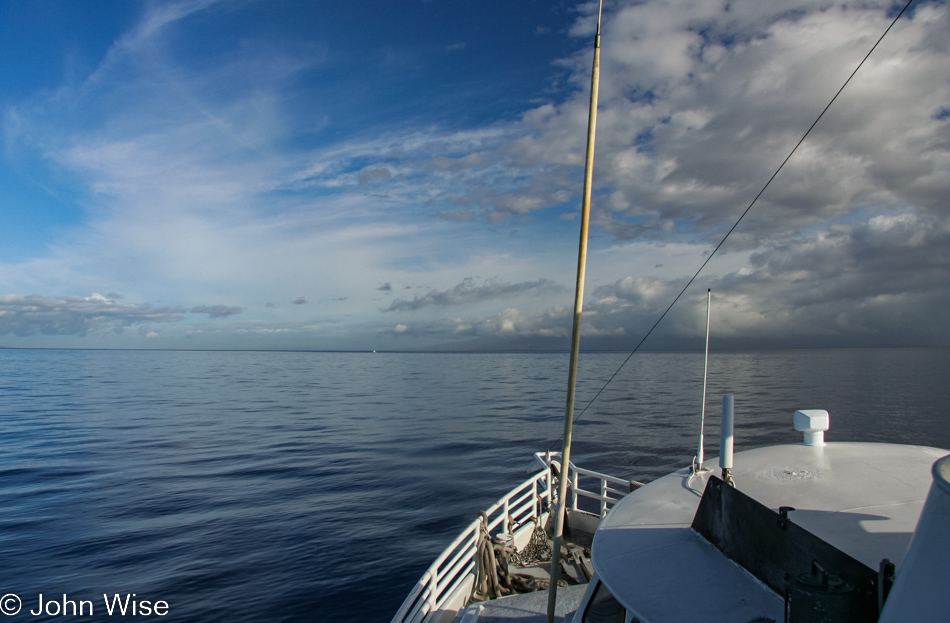 On the Lahaina Princess Ferry to Molokai, Hawaii