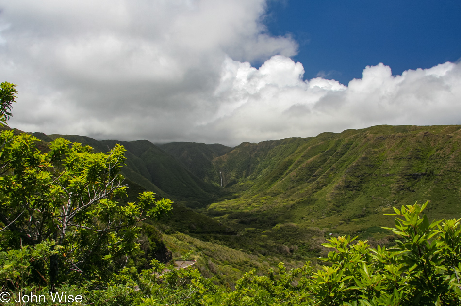 On the road in Molokai, Hawaii