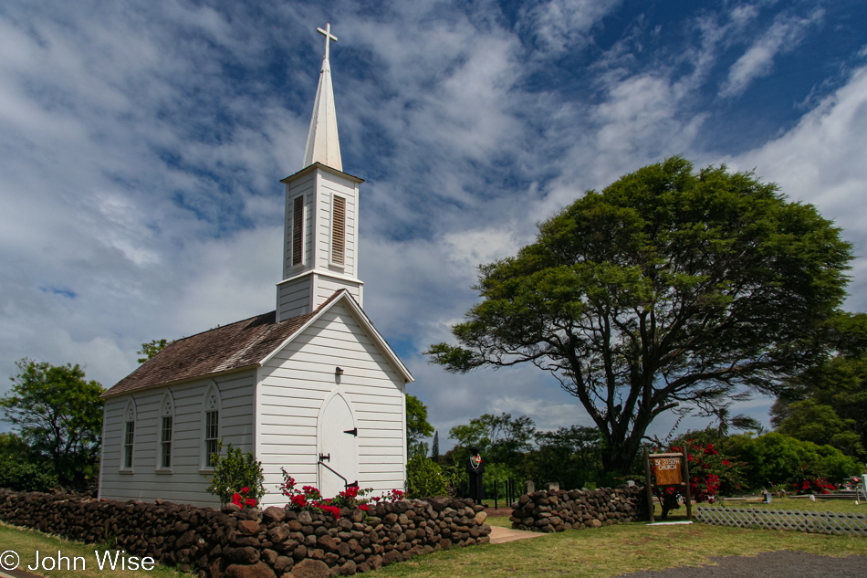 St Joseph Church on Molokai, Hawaii