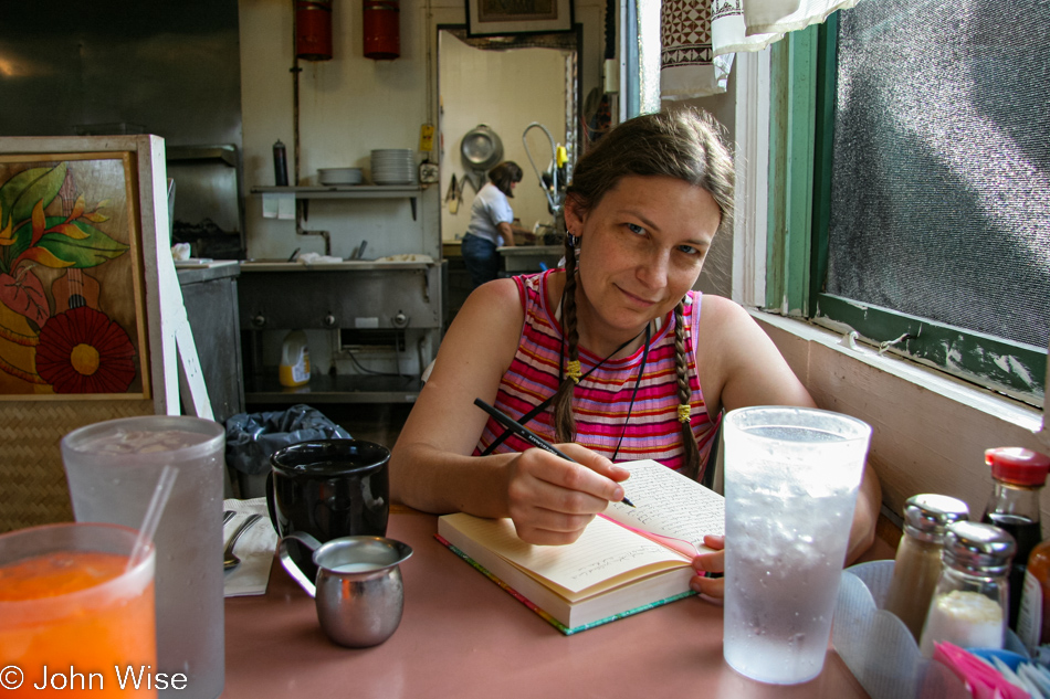 Caroline Wise on Molokai, Hawaii