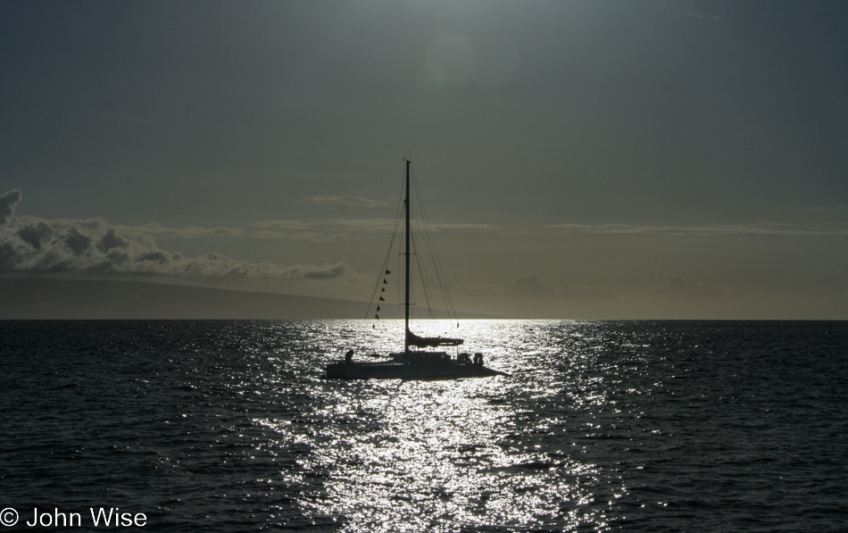 On the way to Maui from Molokai, Hawaii