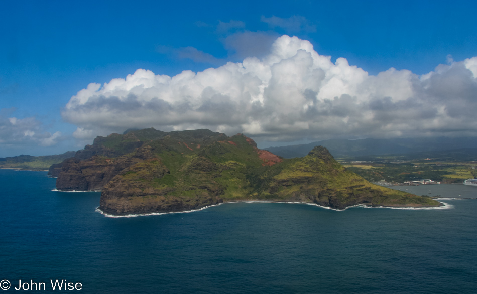 Flying to Kauai, Hawaii