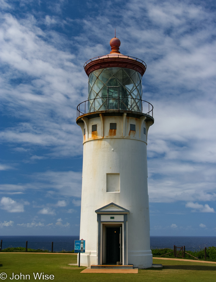 Kilauea Lighthouse at Kilauea Point National Wildlife Refuge on Kauai, Hawaii 